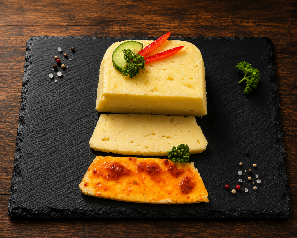 Schwella - hausgemachter Grillkäse